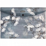 Папка-конверт на кнопке Attache Selection Японский сад (А4, 180мкм) 4шт.