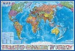 Карта мира настольная политическая Globen (масштаб 1:55 млн.) 59х40см