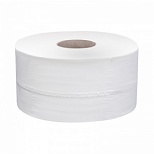 Бумага туалетная для диспенсера 2-слойная Focus Mini Jumbo, белая, 170м, 12 рул/уп (5036904)