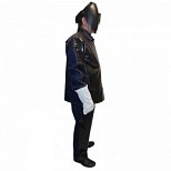 Униформа Костюм сварщика Фаэтон КС08 хлопковый, цвет черный/синий (размер 48-50, рост 182-188)