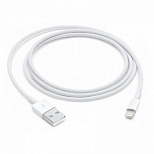 Кабель USB2.0 Apple MQUE2ZM/A, USB-A (m) - Apple Lightning, белый