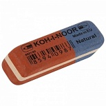 Ластик Koh-I-Noor 6521/80, каучук, прямоугольный, 41х14х8мм, 1шт. (6521080006KDRU)