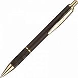 Ручка шариковая автоматическая Attache G08BL (0.7мм, синий цвет чернил, латунь, корпус черный) 10шт.