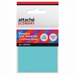 Стикеры (самоклеящийся блок) Attache Economy, 51x51мм, синий, 100 листов
