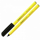 Ручка шариковая Schneider Tops 505 F (0.3мм, черный цвет чернил, корпус желтый) 1шт. (150501)
