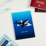 Обложка для паспорта MESHU "Space", ПВХ, 2 кармана (MS_47048)