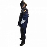 Униформа Костюм сварщика Фаэтон КС08 хлопковый, цвет черный/синий (размер 60-62, рост 170-176)