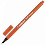 Ручка капиллярная Brauberg Aero (0.4мм, метал.наконечник, трехгранная) оранжевая (142249)
