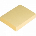 Клейкие закладки бумажные Attache Economy, желтый по 100л., 38х51мм