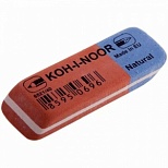 Ластик Koh-I-Noor 6521/40, каучук, прямоугольный, 57х20х8мм, 1шт. (6521040021KDRU)