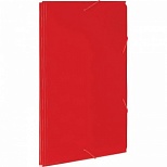 Папка на резинках пластиковая Attache (А4, 36мм, до 200 листов) красный