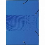 Папка на резинках картонная Attache Digital (А4, до 300л., ламинированный картон) синяя, 30шт.