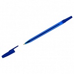 Ручка шариковая Стамм "049" (0.7мм, синий цвет чернил, тонированный корпус) 50шт. (РШ-30348)