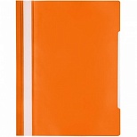 Папка-скоросшиватель Attache Элементари (А4, 150/180мкм, до 100л., пластик) оранжевый, 10шт., 20 уп.