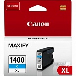 Картридж оригинальный Canon PGI-1400XL C (900 страниц) голубой (9202B001)