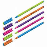 Ручка гелевая Berlingo Fuze gel (0.5мм, черный, корпус цветной) 1шт. (CGp_50017)
