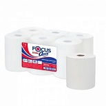 Полотенца бумажные 1-слойные Focus Extra Quick, рулонные с центр. вытяжкой, 6 рул/уп (5043330)