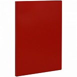 Папка файловая 20 вкладышей Стамм (А4, 14мм, 400мкм, пластик) красная (ММ-32199)