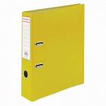 Папка с арочным механизмом Brauberg (75мм, А4, картон/полипропилен, с уголком) желтая (226599)