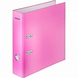 Папка с арочным механизмом Attache Neon (75мм, А4, бумага ламинированная) розовая