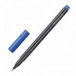 Ручка капиллярная Faber-Castell "Grip Finepen" (0.4мм, трехгранная) синяя (151651)