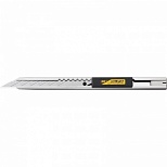 Нож канцелярский 9мм Olfa OL-SAC-1 для графических работ, корпус из нержавеющей стали