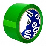 Клейкая лента (скотч) упаковочная Unibob 600 (48мм x 66м, 45мкм, зеленая) (30488)