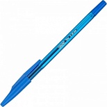 Ручка шариковая Attache Slim (0.38мм, синий цвет чернил, полупрозрачный корпус) 1шт.